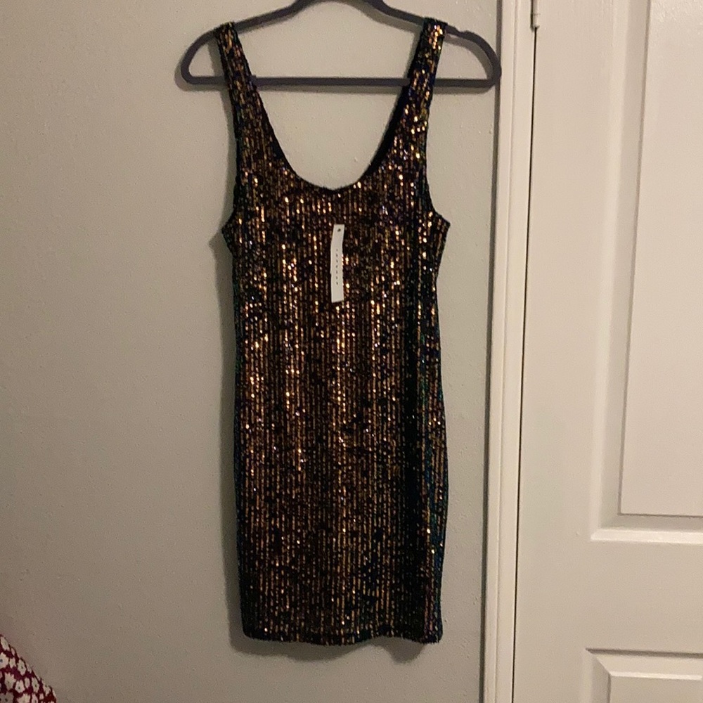 Top shop sequin dress